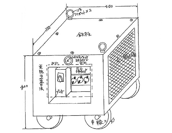 5KVA アップトランス キシデン工業