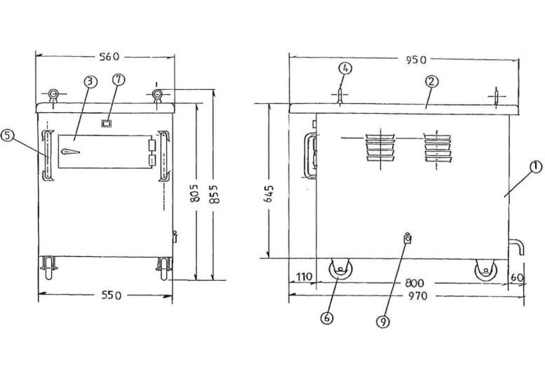 20KVA 複巻 アップトランス TBU-200 キシデン工業