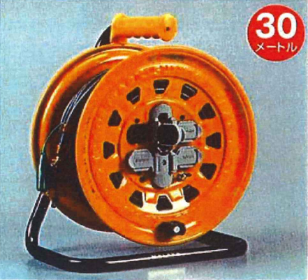 100V 30m 漏電ブレーカー付 電工ドラム BG-301KX ハタヤリミテッド