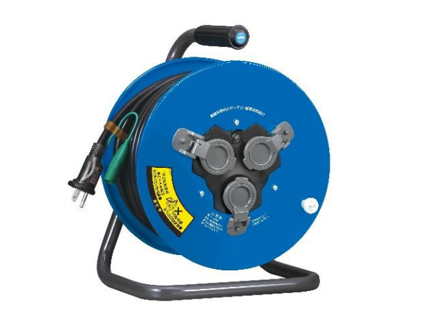 100V 30m 漏電ブレーカー付 屋外型 電工ドラム BN-30KBF 畑屋製作所 