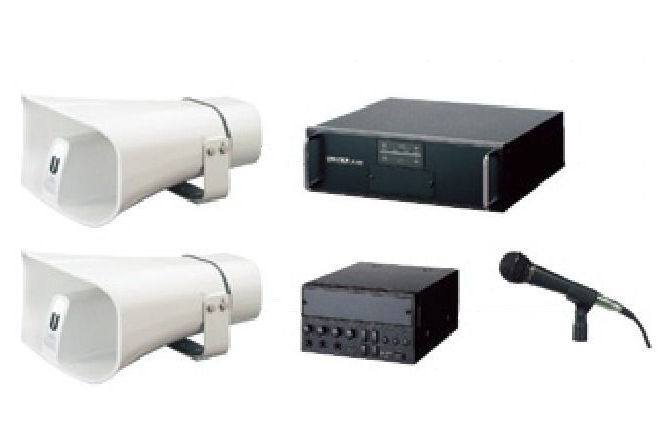 120W 選挙用 車載アンプ スピーカーセット TOA